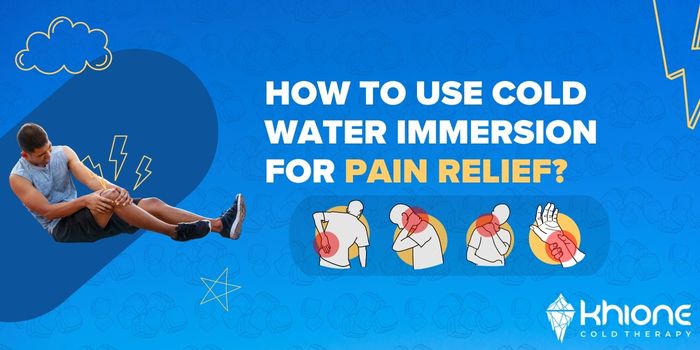 How to use cold water immersion for pain relief?